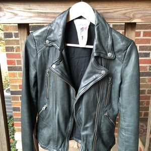 Free People real 100% leather jacket